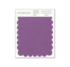 Elastic Silk like Satin Fabric Swatch in Single Color SWSS16005 - COCOMELODY