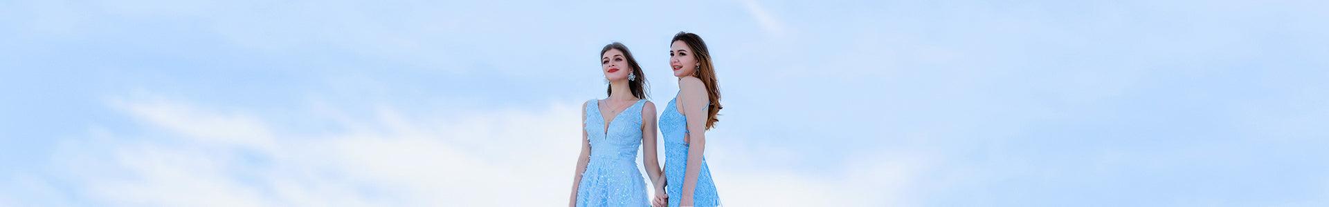 Blue & Green Prom Dresses - COCOMELODY