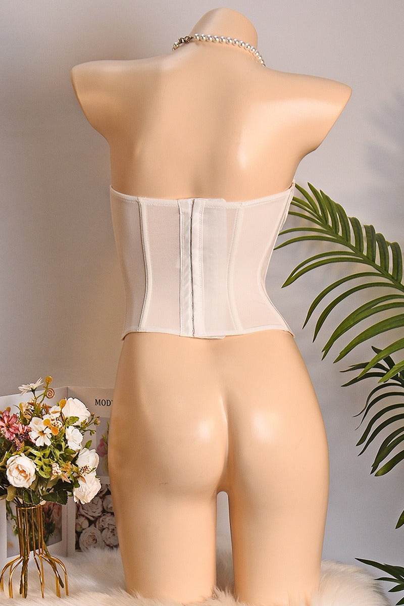 Strapless Backless Corset Bridal Bra 931536941745 - COCOMELODY