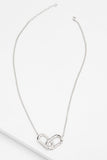 Rhodium plated Necklaces with Crystals CX0012 - COCOMELODY
