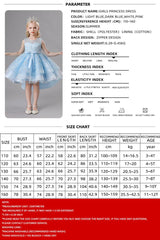 A-Line Scoop Neck Sleeveless High-Low Tulle Flower Girl Dresses 689179187830 - COCOMELODY