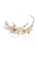 Chic Alloy Headpiece with Imitation Pearl AH17043 - COCOMELODY