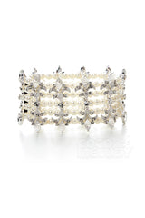 Luxurious Alloy and Zircon Wedding Bracelets HL17002 - COCOMELODY