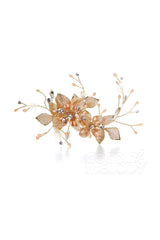 Pretty Alloy Hairpins with Imitation Pearl AH17042 - COCOMELODY