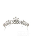 Latest Cubic Zirconia Tiara with Rhinestone CR17007 - COCOMELODY