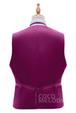 Men's Elastic Silk Like Satin Vests CZ170022 - COCOMELODY