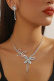 Gorgeous Zircon Earrings/Necklace Jewelry Sets (Set of 2) 746322010948 - COCOMELODY