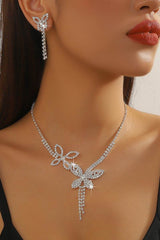 Gorgeous Zircon Earrings/Necklace Jewelry Sets (Set of 2) 746322010948 - COCOMELODY