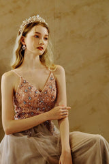 Light luxury bright crystal crown 707724582553 - COCOMELODY