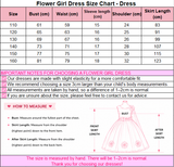 A-Line Round Neck Puff Short Sleeve Ruffled Tulle Floor-Length Flower Girl Dresses 1048500986721