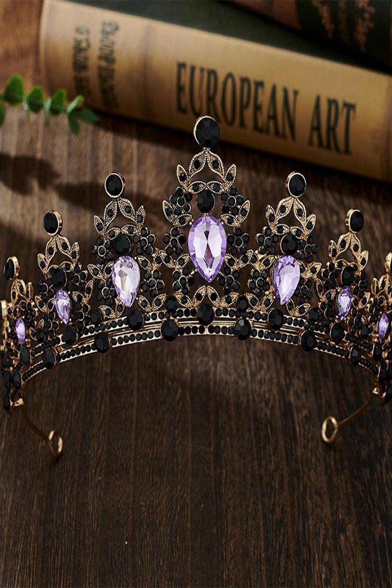 Alloy Tiaras with Rhinestone 783039038301 - COCOMELODY
