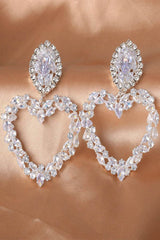 Alloy Earrings with Rhinestone 668172688839 - COCOMELODY