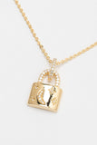 Yellow Gold Plated Necklaces CX0010 - COCOMELODY