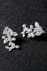 Brass Zircon Necklace Earrings Jewelry 574805330964 - COCOMELODY