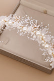 Romantic Princess Pearl Floral Flower Girl Headband 618018628212