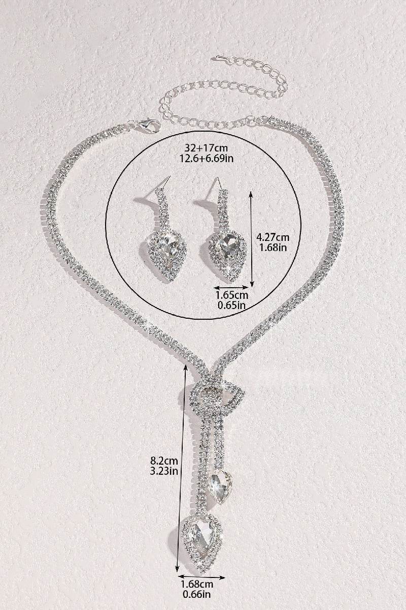 Wedding Earrings/Necklace Jewelry Sets (Set of 2) 752186449074 - COCOMELODY
