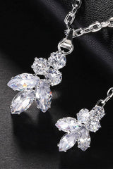 Elegant Rhinestone Back Necklaces 674272097461 - COCOMELODY