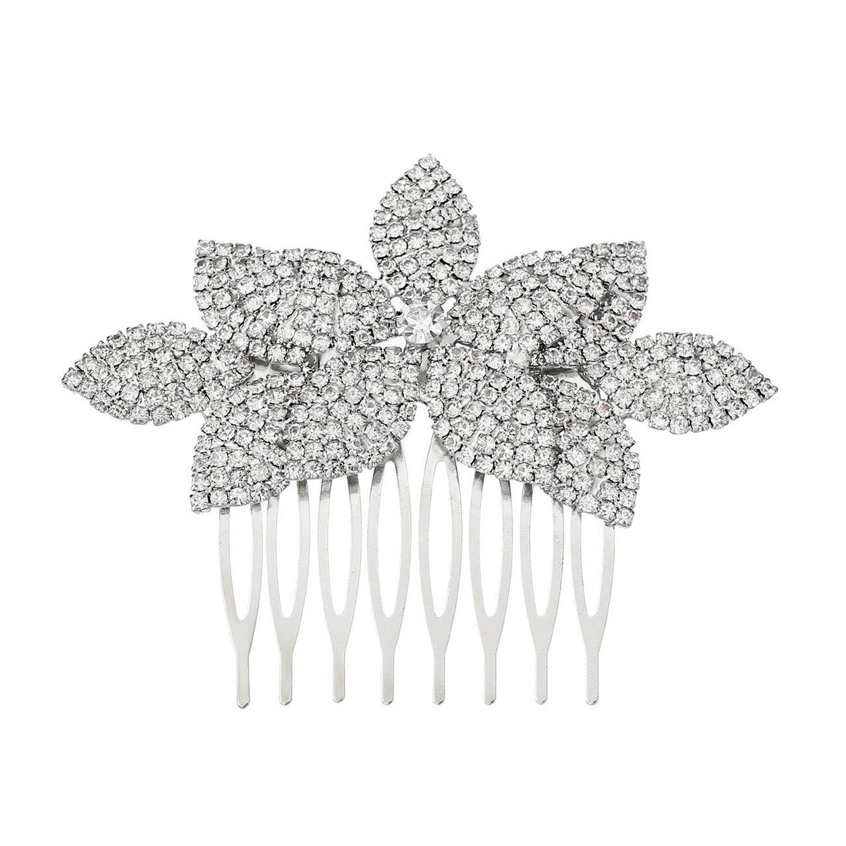 Bridal hair comb Pop rhinestone headpiece hair comb Wedding accessory 529286643073 - COCOMELODY