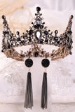 Crystals Rhinestone Tiara Earrings Jewelry 620126258976 - COCOMELODY