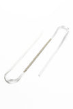 Ribbons Wedding Sash With Imitation Pearl CC0078 - COCOMELODY