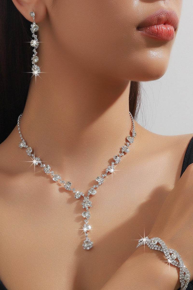 Wedding Earrings/Necklace Jewelry Sets (Set of 3) 778205197964 - COCOMELODY