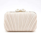 Pleated hand dinner bag Banquet bag Lady socialite evening gown bag 607095743182 - COCOMELODY