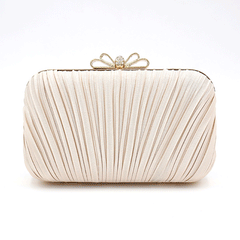 Pleated hand dinner bag Banquet bag Lady socialite evening gown bag 607095743182 - COCOMELODY