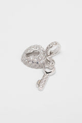Rhodium plated Necklace Pendant CX0018 - COCOMELODY