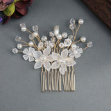 Bride Hair Comb Wedding Hair Accessories for Brides 616075663819 - COCOMELODY