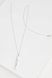 Rhodium plated Necklaces CX0015 - COCOMELODY