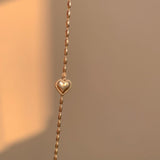 Silver plated rice heart bracelet 616834204190 - COCOMELODY
