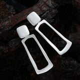 Personalized geometric fashion all-in-one mid-length ear clips 619606833719 - COCOMELODY