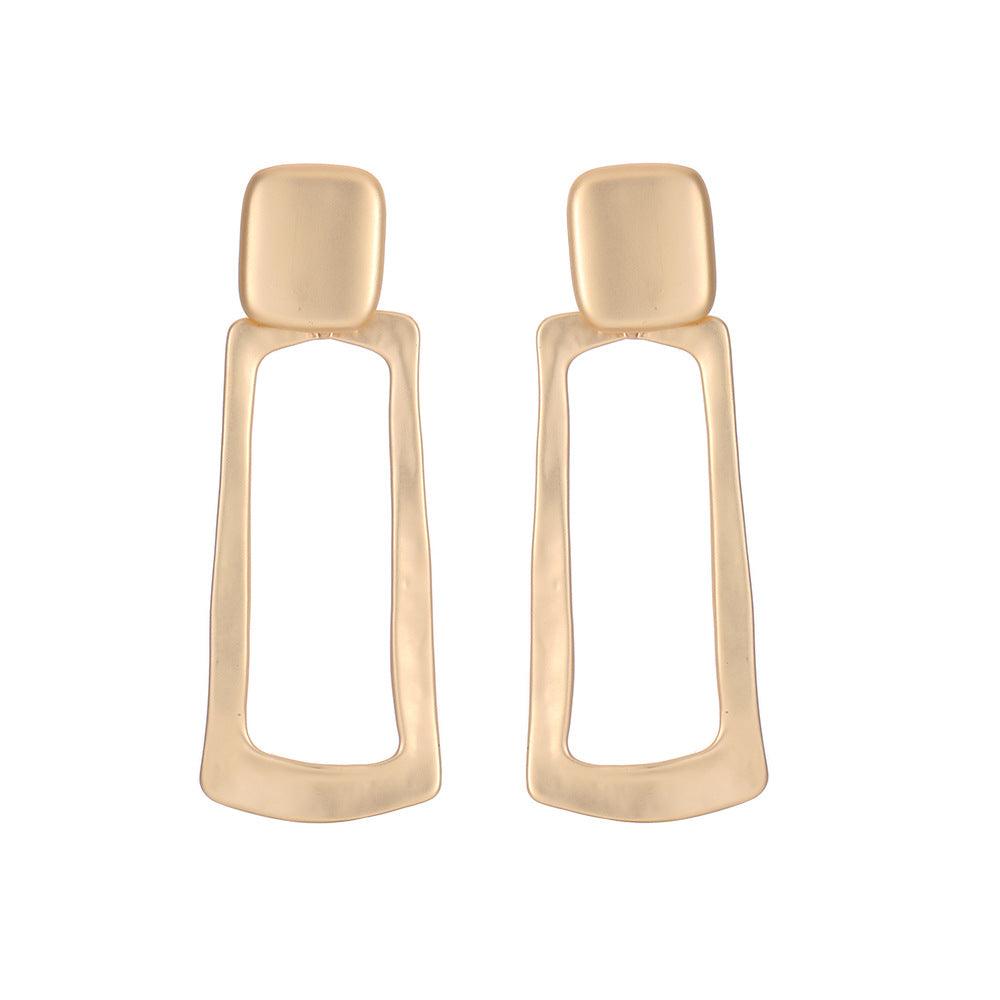 Personalized geometric fashion all-in-one mid-length ear clips 619606833719 - COCOMELODY