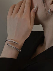 Microencrusted with zircon snake head spirit snake bracelet 720447791205 - COCOMELODY