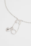 Rhodium plated Necklaces CX0011 - COCOMELODY