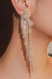 Rhinestone/Tassels Drop Earrings 714949471813 - COCOMELODY