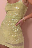 Short Mini Spaghetti Sequins Cocktail Dresses 745954934648