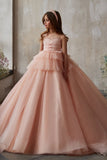 Spaghetti Strap Sweetheart Tiered Ruffle Tulle Flower Girl Dresses 693610462453