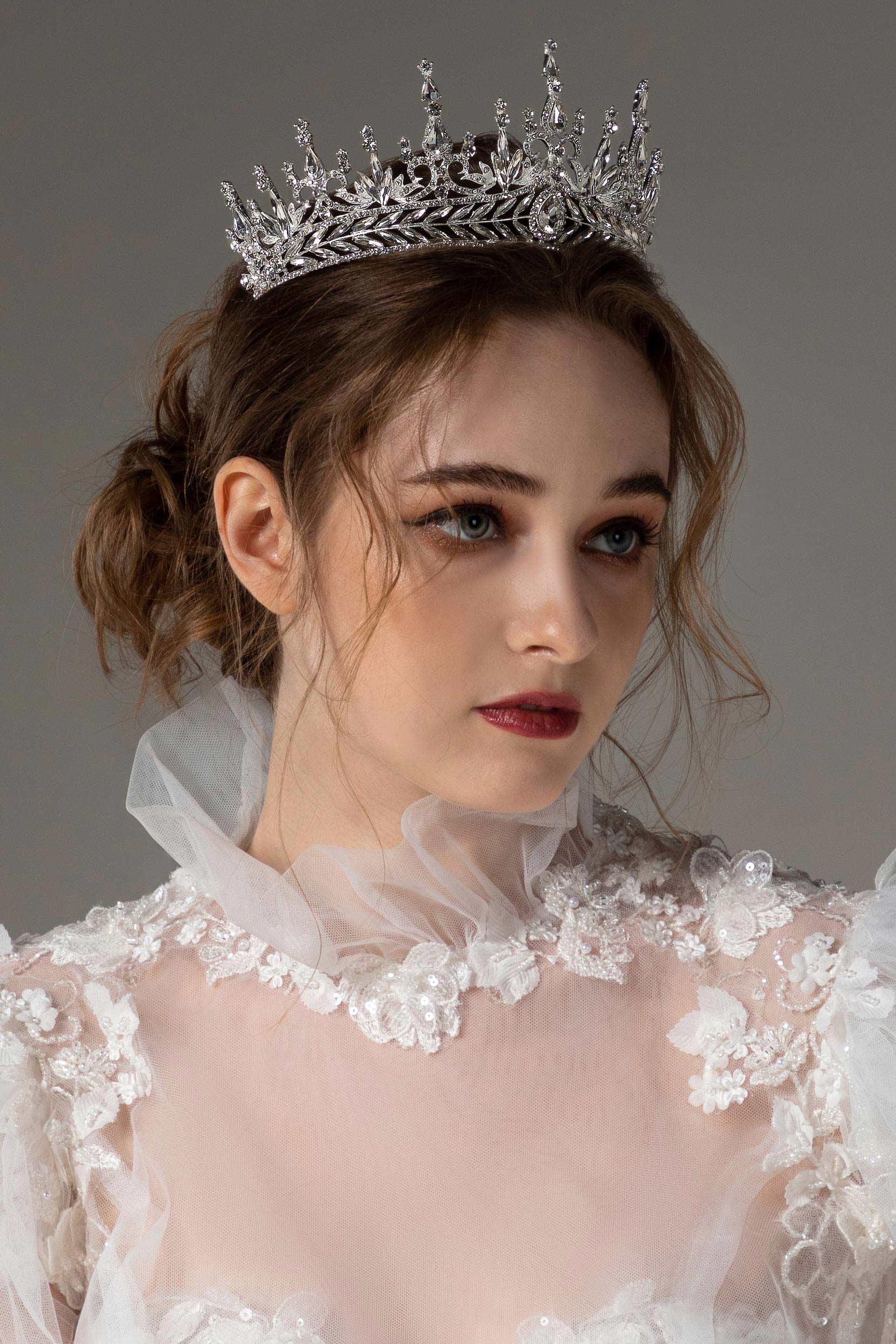 Alloy Tiaras with Crystals Rhinestone CH0371 - COCOMELODY