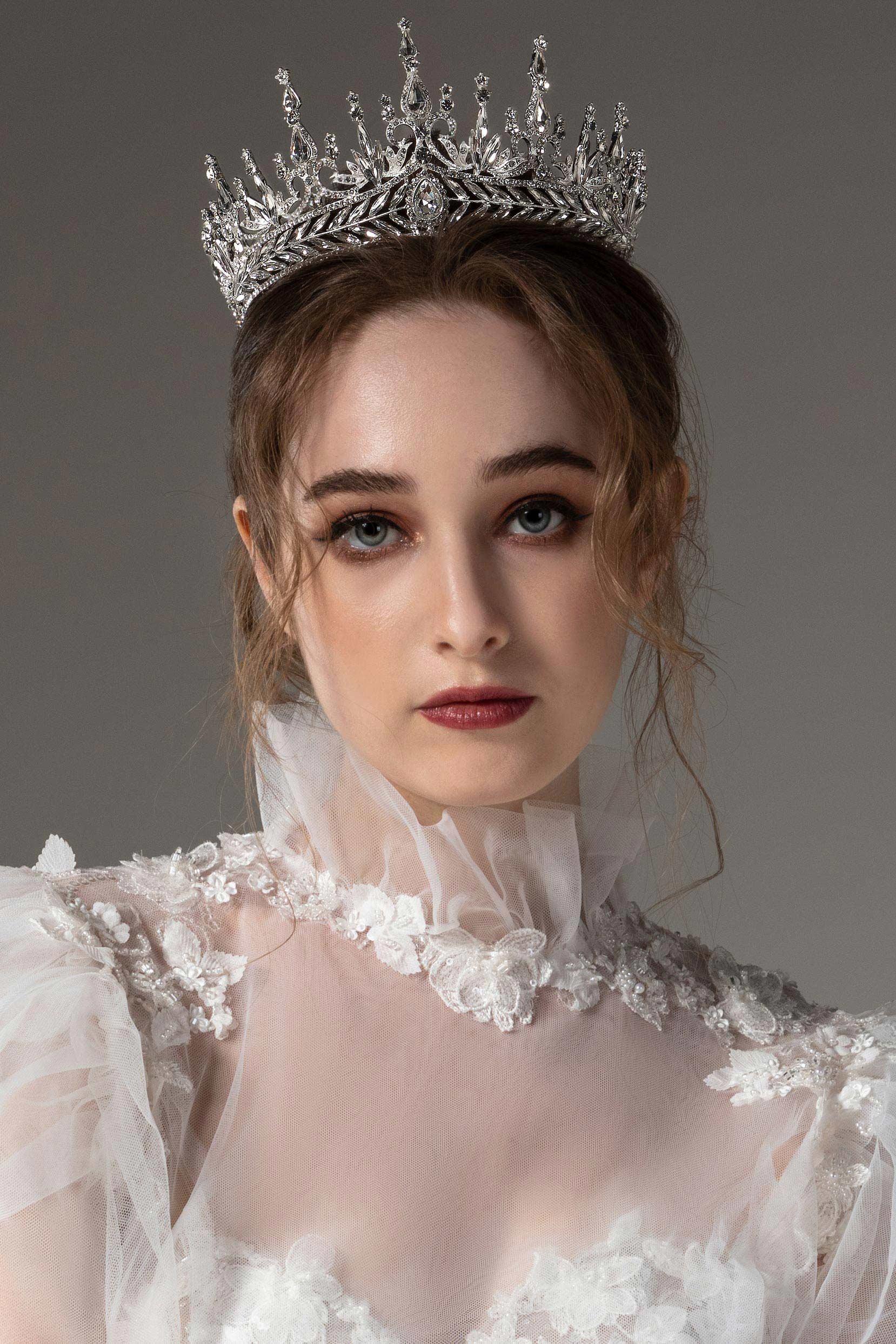 Alloy Tiaras with Crystals Rhinestone CH0371 - COCOMELODY