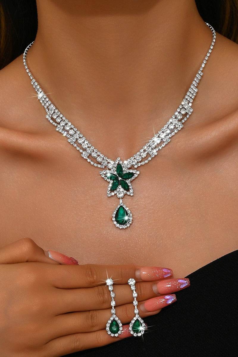 Wedding Earrings/Necklace Jewelry Sets (Set of 2) 924008810679 - COCOMELODY
