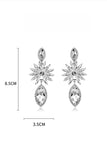 Luxurious Rhinestone Drop Earrings 732125155293 - COCOMELODY