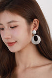 Ring percussion face clip earrings Fashion everything trend earrings 757829913295 - COCOMELODY