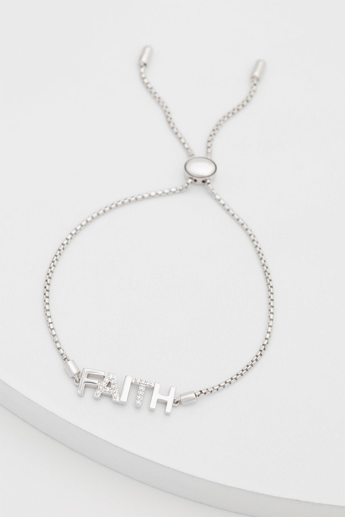 Rhodium plated Bracelets with Crystals CQ0049 - COCOMELODY