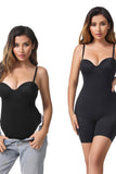 Seamless Shaping Bodysuit with Built-in Bra Detachable Straps 909000814221
