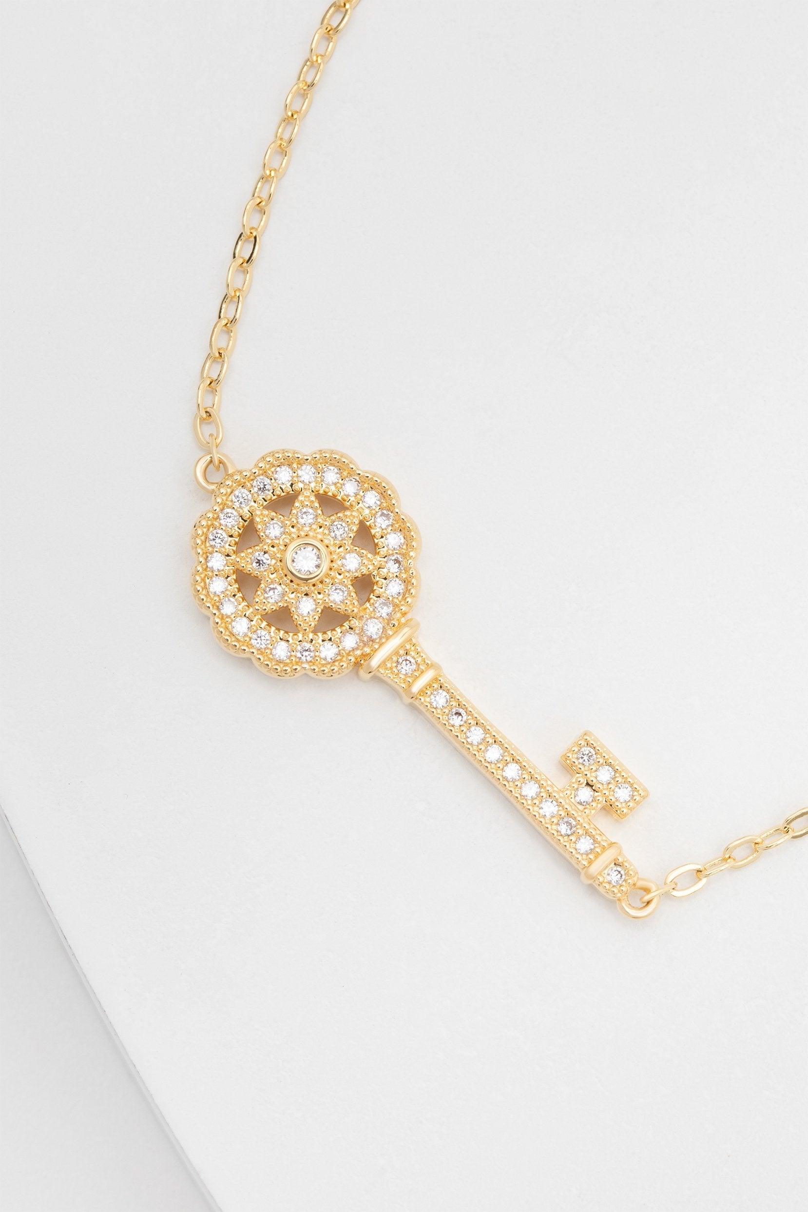 Yellow Gold Plated Bracelets with Crystals CQ0048 - COCOMELODY