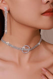 Gorgeous Zircon Earrings/Necklace Jewelry Sets (Set of 2) 776524554011 - COCOMELODY