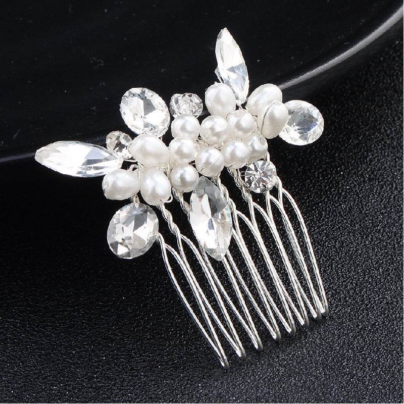 Pearl hair comb Hair Accessories 566704593828 - COCOMELODY