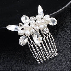 Pearl hair comb Hair Accessories 566704593828 - COCOMELODY