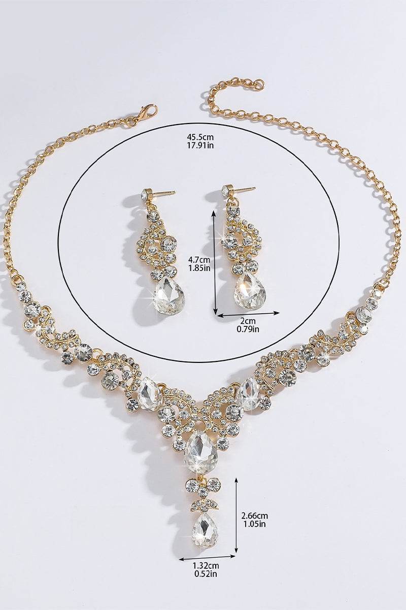 Wedding Earrings/Necklace Jewelry Sets (Set of 2) 780429536142 - COCOMELODY